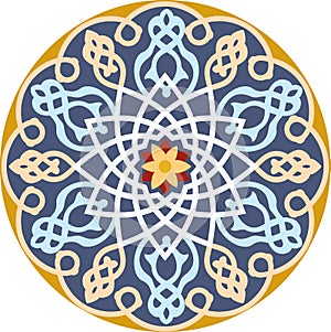 Arabesque seamless pattern
