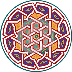 Arabesque seamless pattern