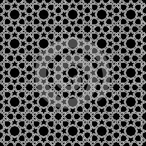 Arabesque star seamless pattern.
