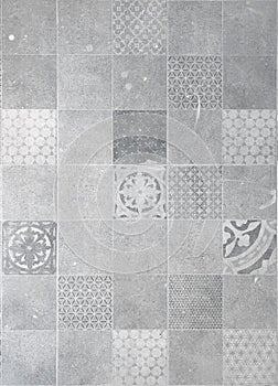 Arabesques tiles floor photo