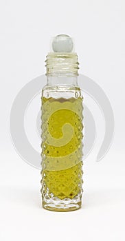 Arabian attar perfume isolated in white background