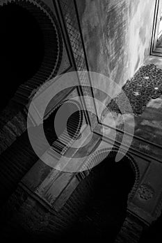 Arabian bath hammam in the Alhambra, Granada, Spain