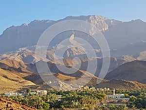 Arabian city in mountains