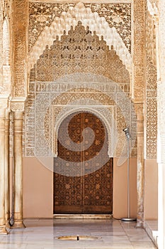 Arabian Door in Alhambra