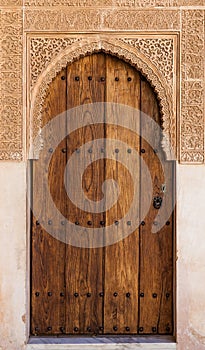 Arabian Door in Alhambra