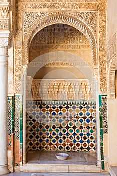Arabian Door in Alhambra
