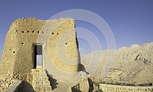 Arabian Fort in Ras al Khaimah Arab Emirates