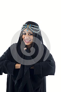 Arabian Girl wearing Traditional Headscarf,