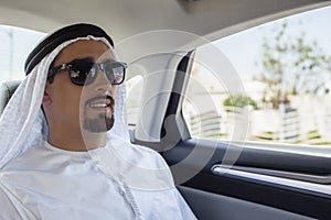 Arabian Man In Car