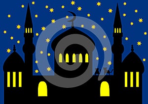 Arabian night - mosque