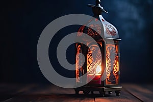 Arabian Nights: Enchanting Lanterns in the Desert. Generative AI