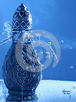 Arabian Oud Bottel Under Shower