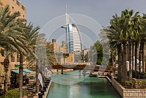 The arabian-style malls in Dubai