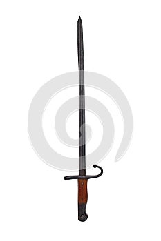 Arabian vintage sword isolated on white