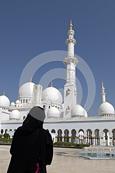 Arabian woman at Mosque