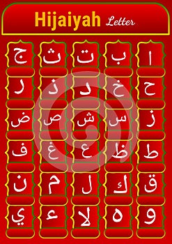 Arabic Alphabet Hijaiyah