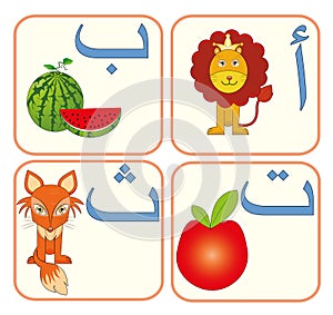 Arabic alphabet for kids (1) photo