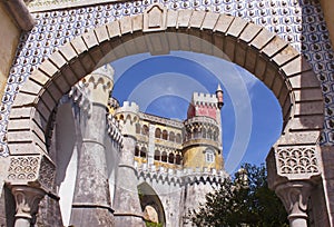 Arabic arch of Pena Palace