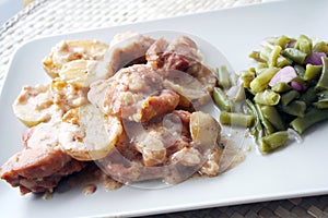 Arabic chicken with potato