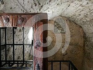 Arabic cistern with old door