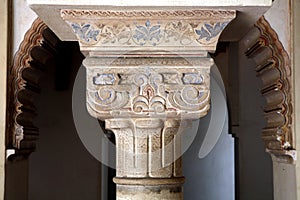 Arabic Columns of Al Andalus, Malaga, Andalusia, Spain