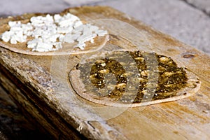 Arabic cuisine, manakeesh in a bakery