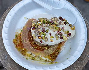 Arabic dessert Kunafa