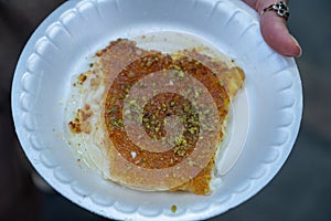 Arabic dessert Kunafa