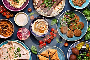 Arabic dishes and meze