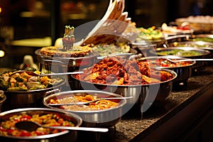 Arabic food buffet