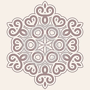 Arabic geometric pattern for festive design of the holiday of Ramadan or other oriental style art