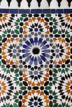 Arabic glazed tiles