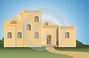 Arabic house vector