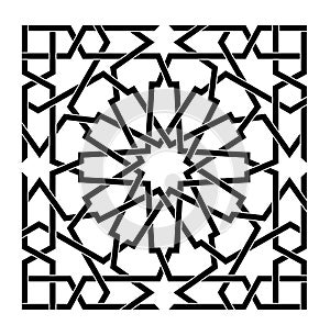 Arabic islamic vector pattern photo