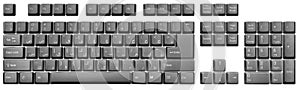 Arabic keyboard Black