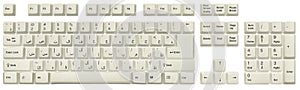 Arabic keyboard White