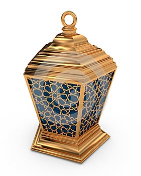 Arabic Lantern with Arabesque Pattern