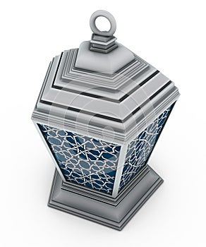 Arabic Lantern with Arabesque Pattern