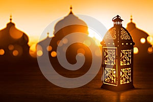 Arabic lantern, Ramadan kareem background