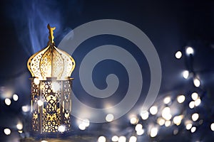 Arabic lantern, Ramadan kareem background