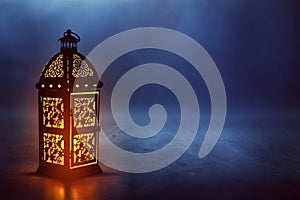 Arabic lantern, Ramadan kareem background photo