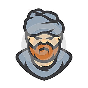 Arabic man Vector Cartoon illustration.