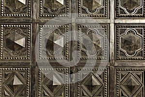 Arabic ornament pattern texture on the doors