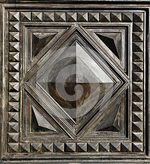 Arabic ornament pattern texture on the doors