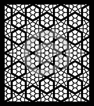 Arabic pattern for interior decoration