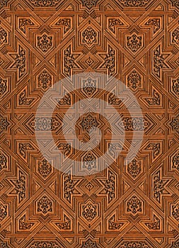 Arabic pattern seamless texture at Alhambra palace