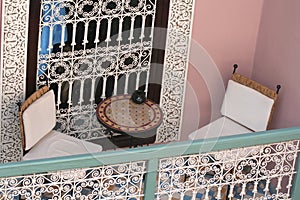Arabic residential balcony