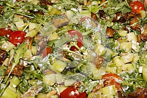 Arabic Restaurant Style Vegetable Salad