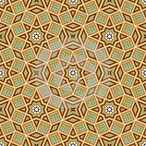 Arabic Seamless Pattern with Islamic calligraphy