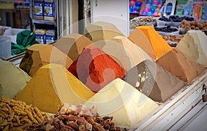 Arabic spices at spice soukh - Deira, Dubai, UAE.